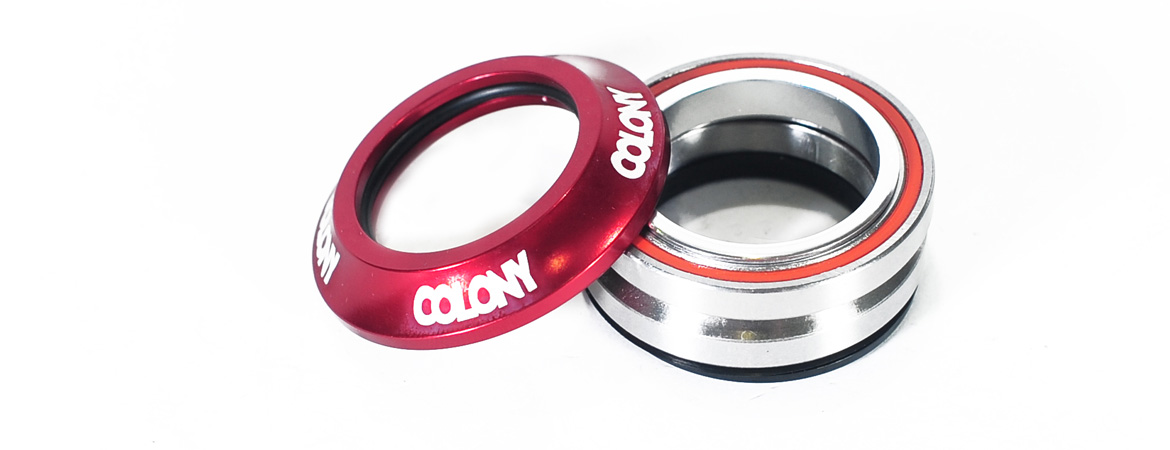 Colony BMX headsets Red