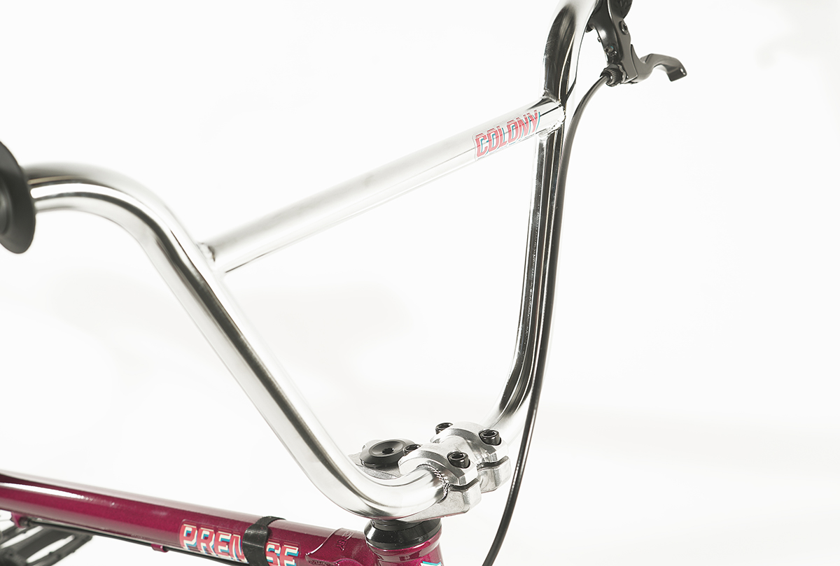 red bmx bars