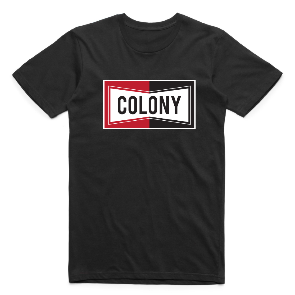colony bmx t-shirt black