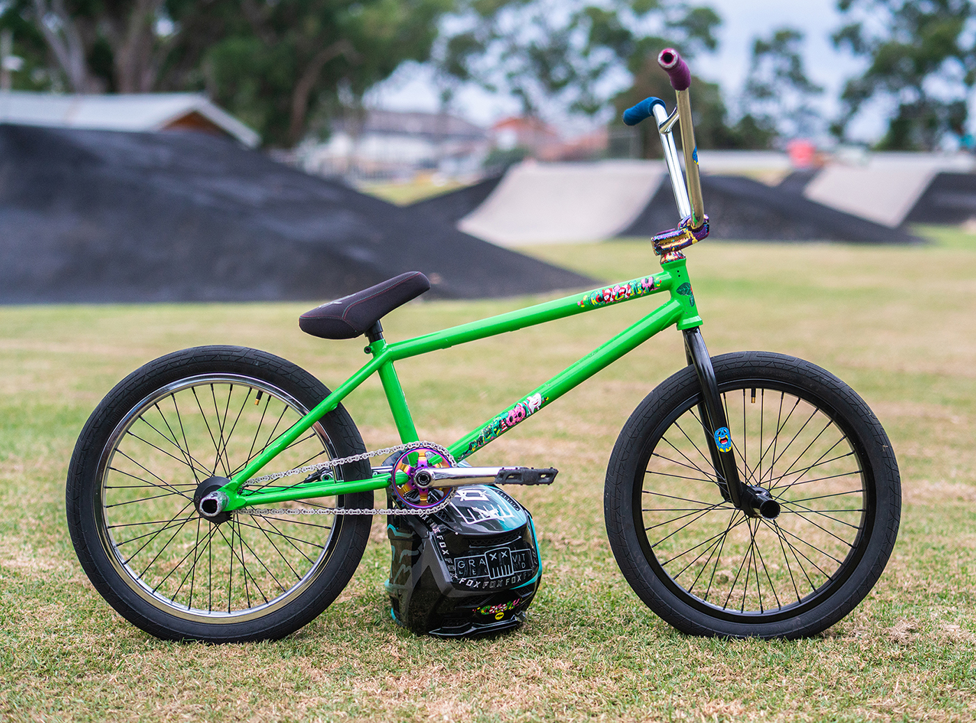 colony bmx sweet tooth frame laser green