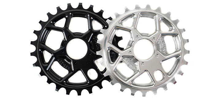 colony rs6 bmx sprocket black polished