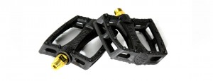 Colony Fantastic Plastic Pedals Black Gold