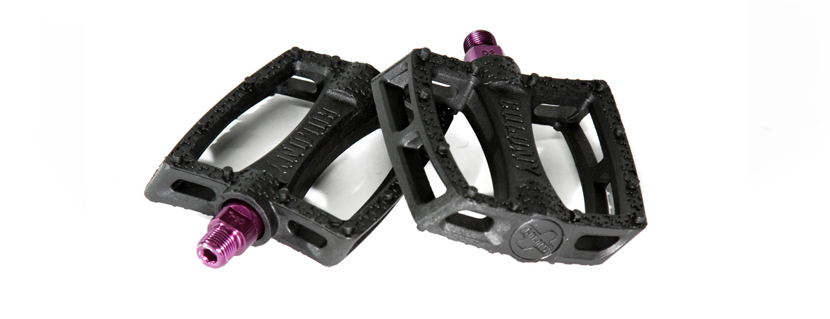 Colony Fantastic Plastic Pedals Black purple