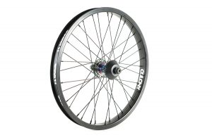 Colony BMX Pintour Female Rear Wheel Black Rainbow