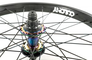 Colony BMX Pintour Female Rear Wheel Black Rainbow