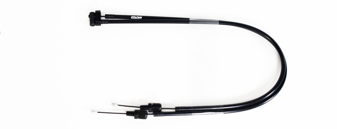 Colony BMX Upper Gyro Cables Black