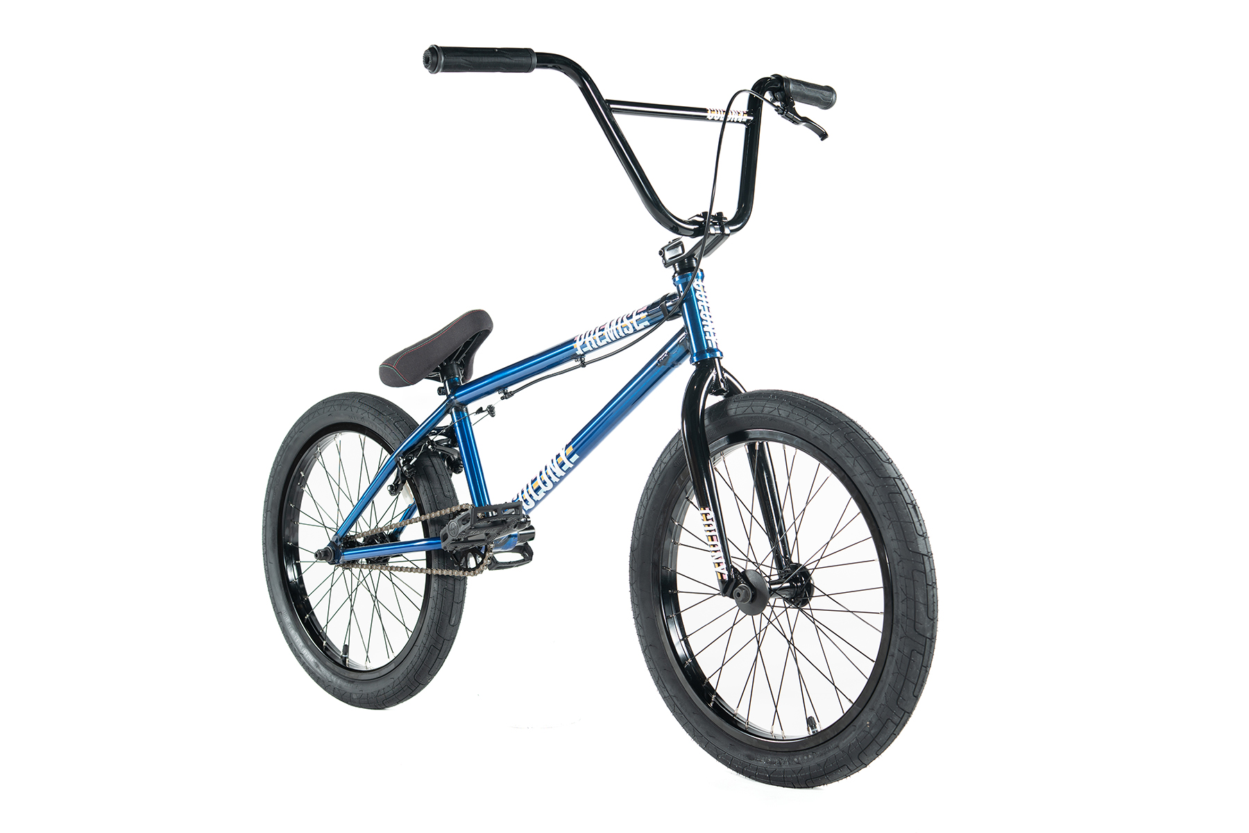 colony premise clear blue 20 inch bmx bike