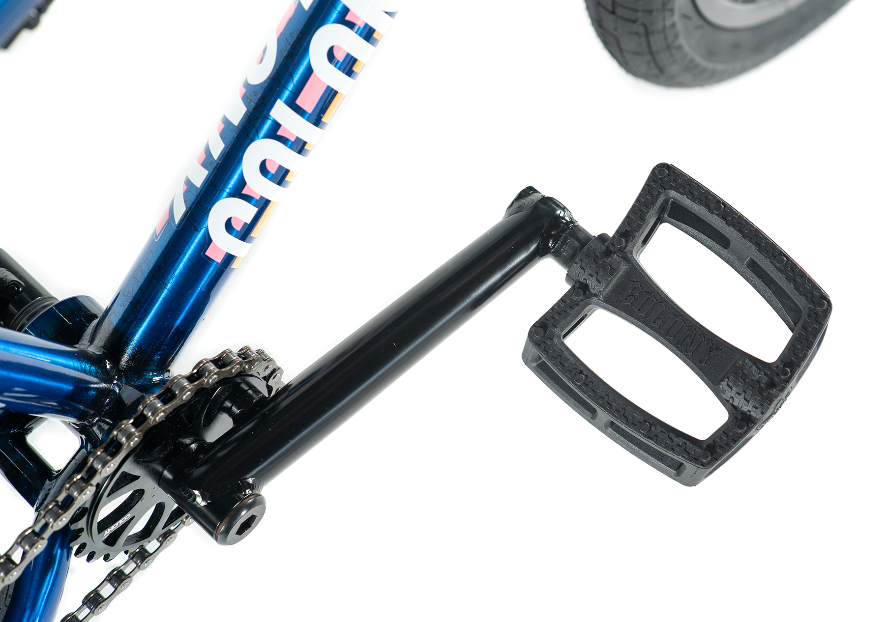 colony premise clear blue 20 inch bmx bike