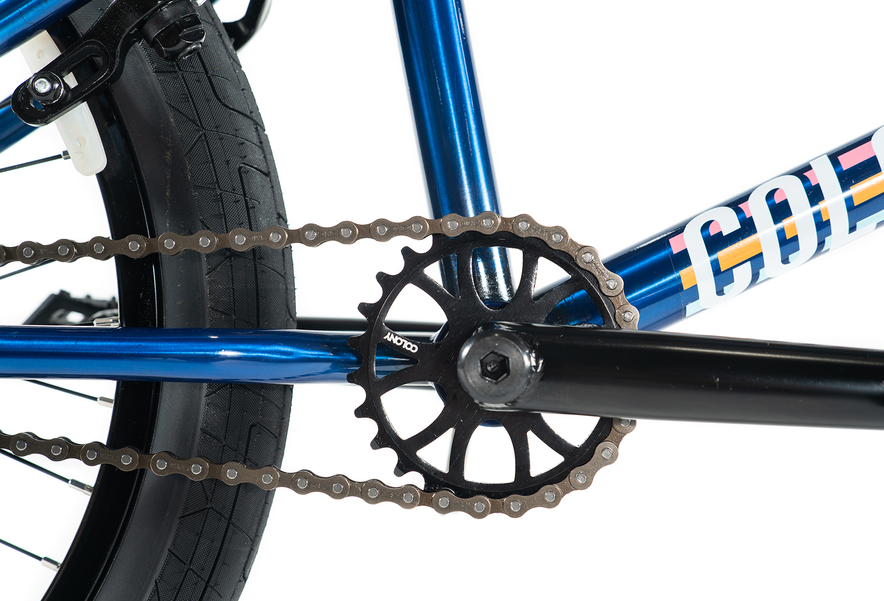 colony premise clear blue 20 inch bmx bike