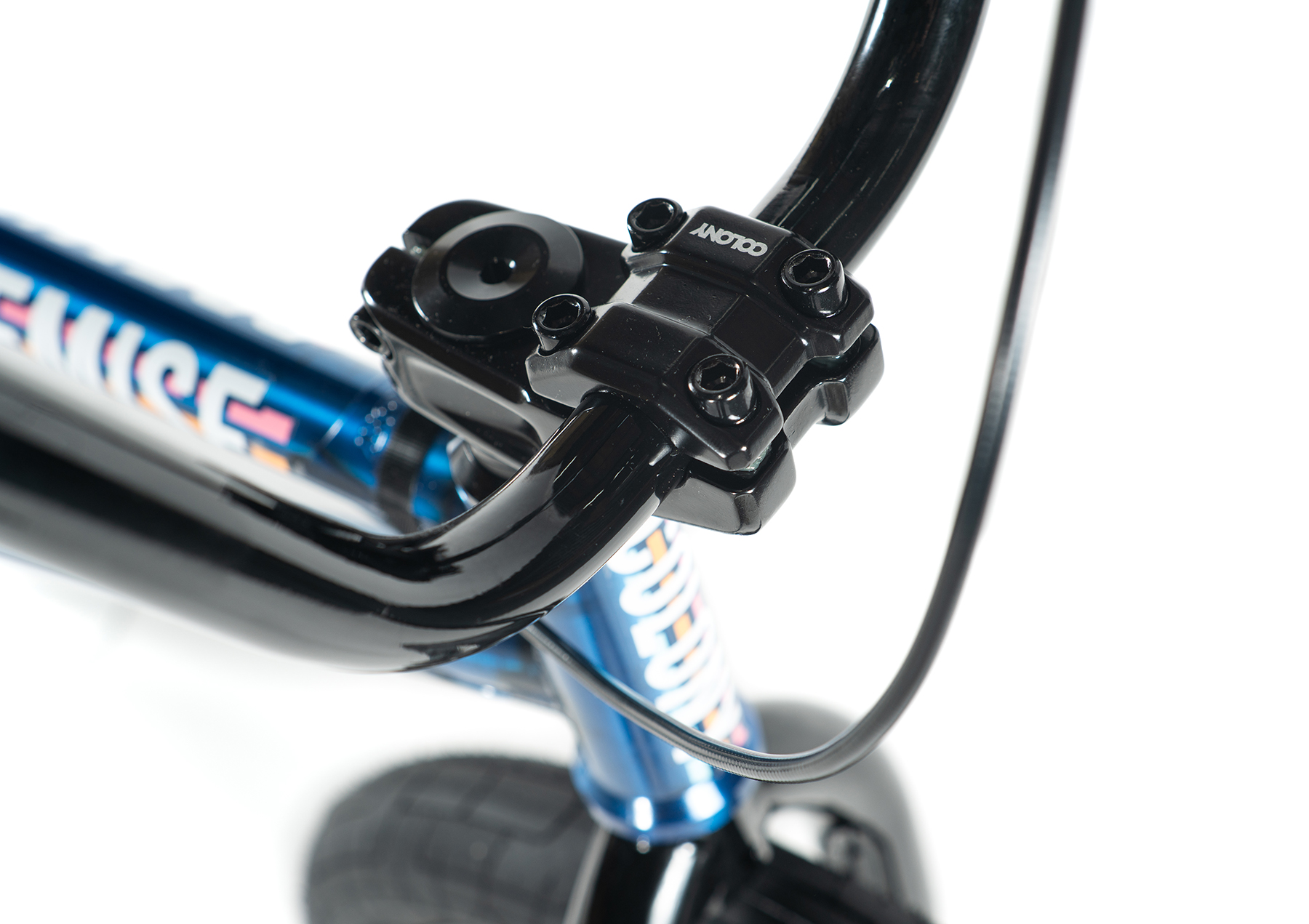 colony premise clear blue 20 inch bmx bike