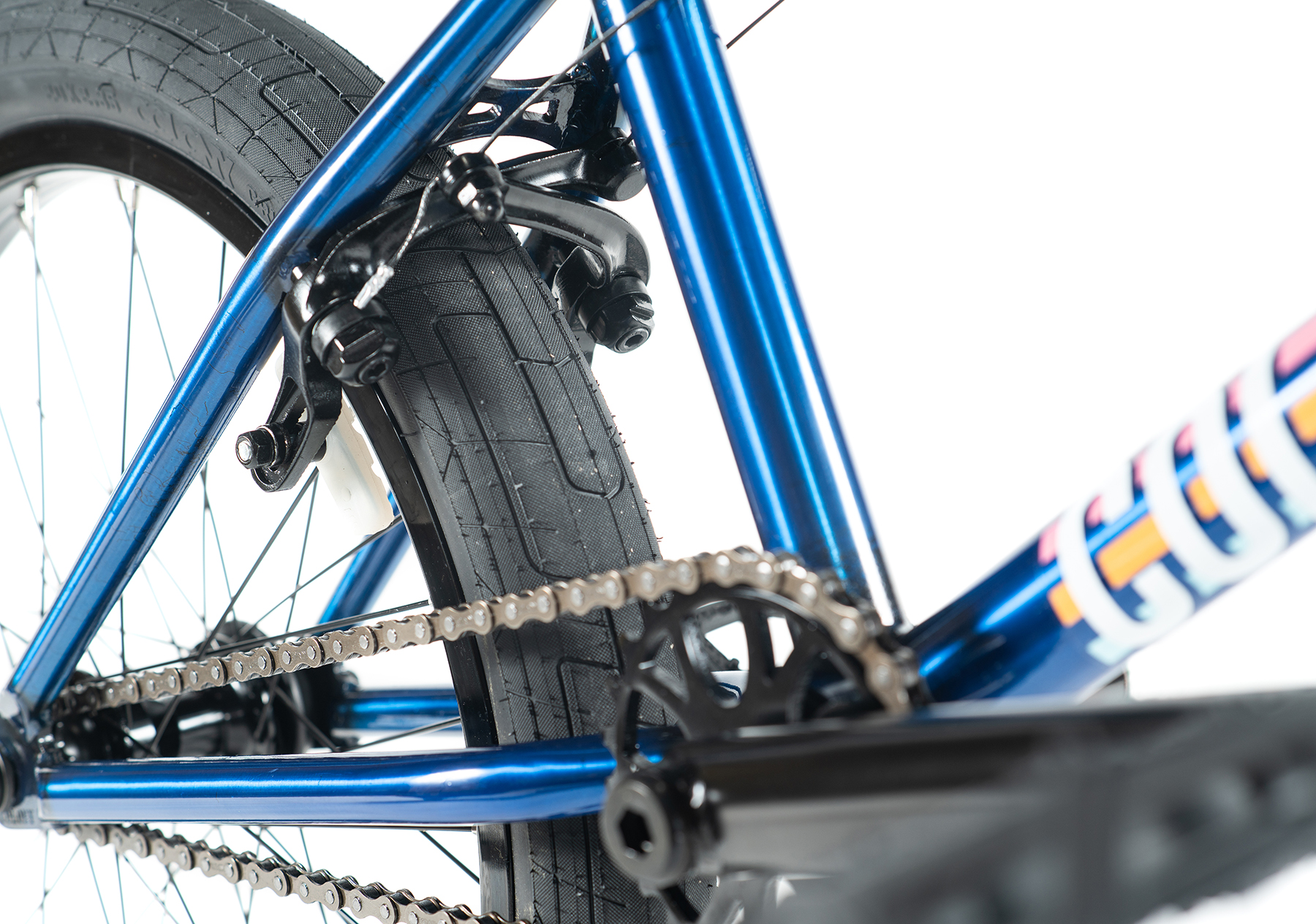 colony premise clear blue 20 inch bmx bike