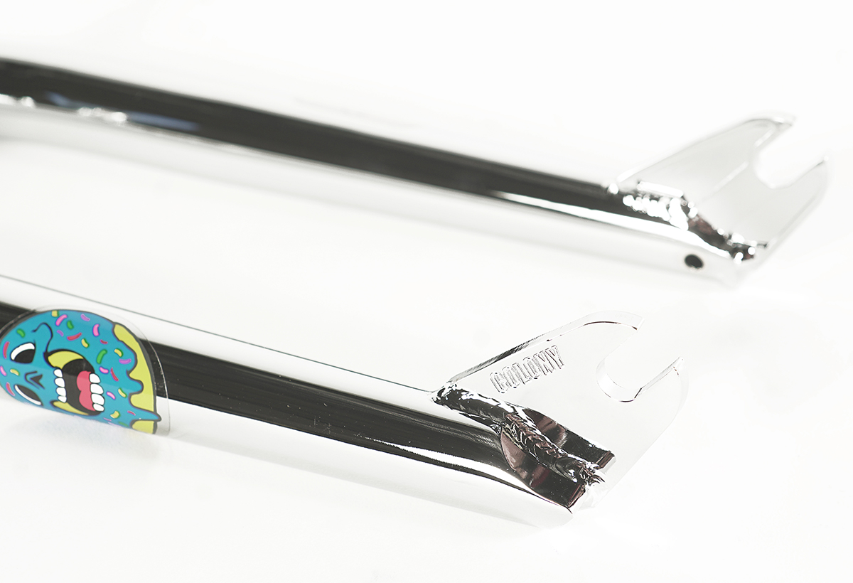 Colony BMX Sweet Tooth Forks with brake mounts chrome