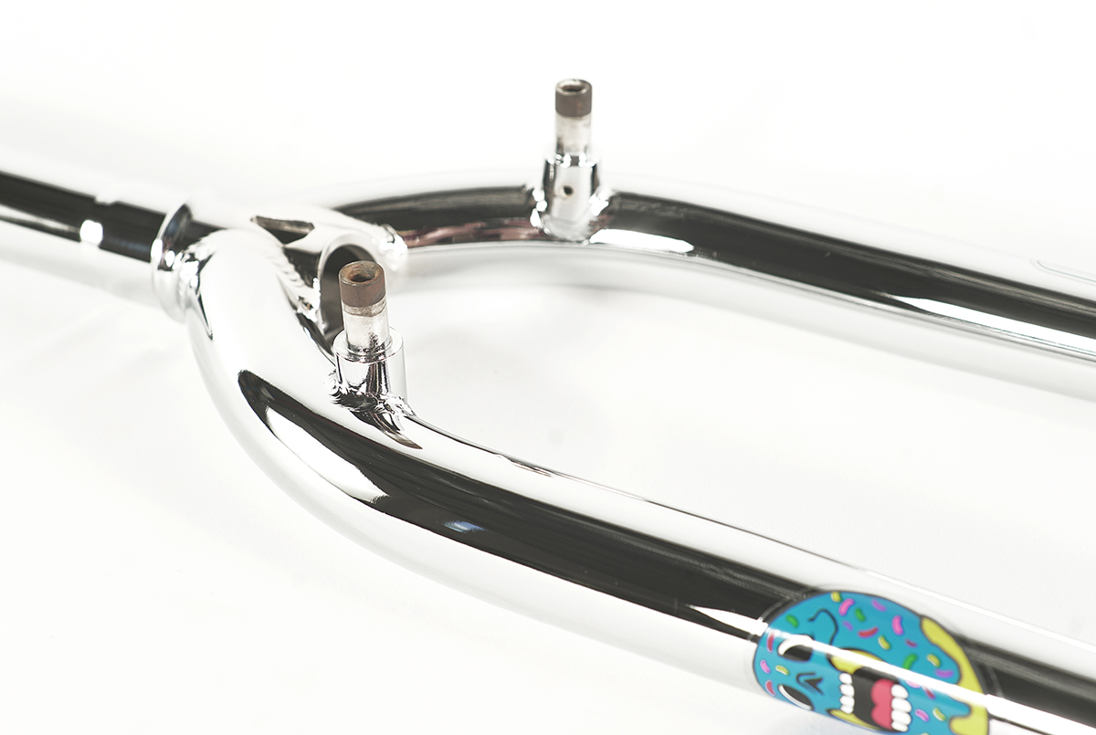 Colony BMX Sweet Tooth Forks with brake mounts chrome