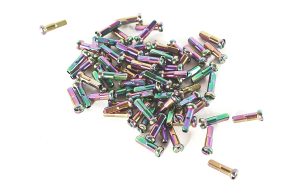 Colony BMX Spoke Nipples Rainbow