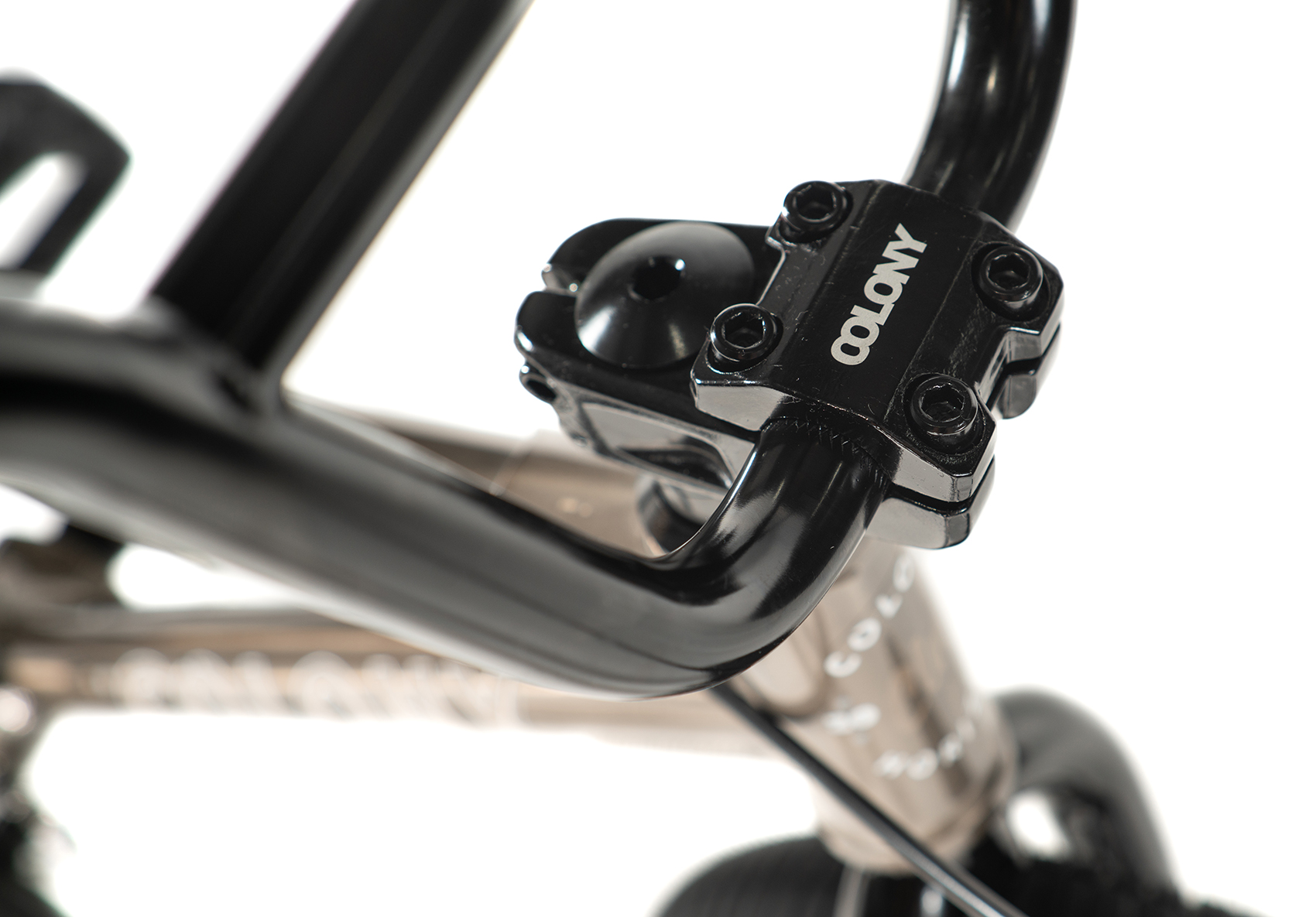 colony 14 inch horizon bmx bike clear black