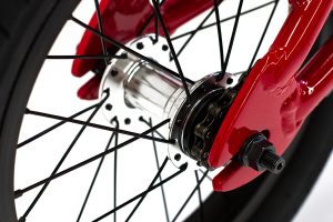 Colony Horizon 14" BMX bike Black Red Fade
