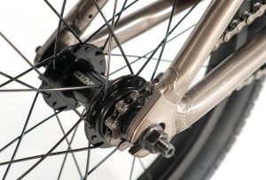 colony 16 inch horizon bmx bike clear black