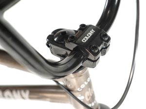 colony 16 inch horizon bmx bike clear black