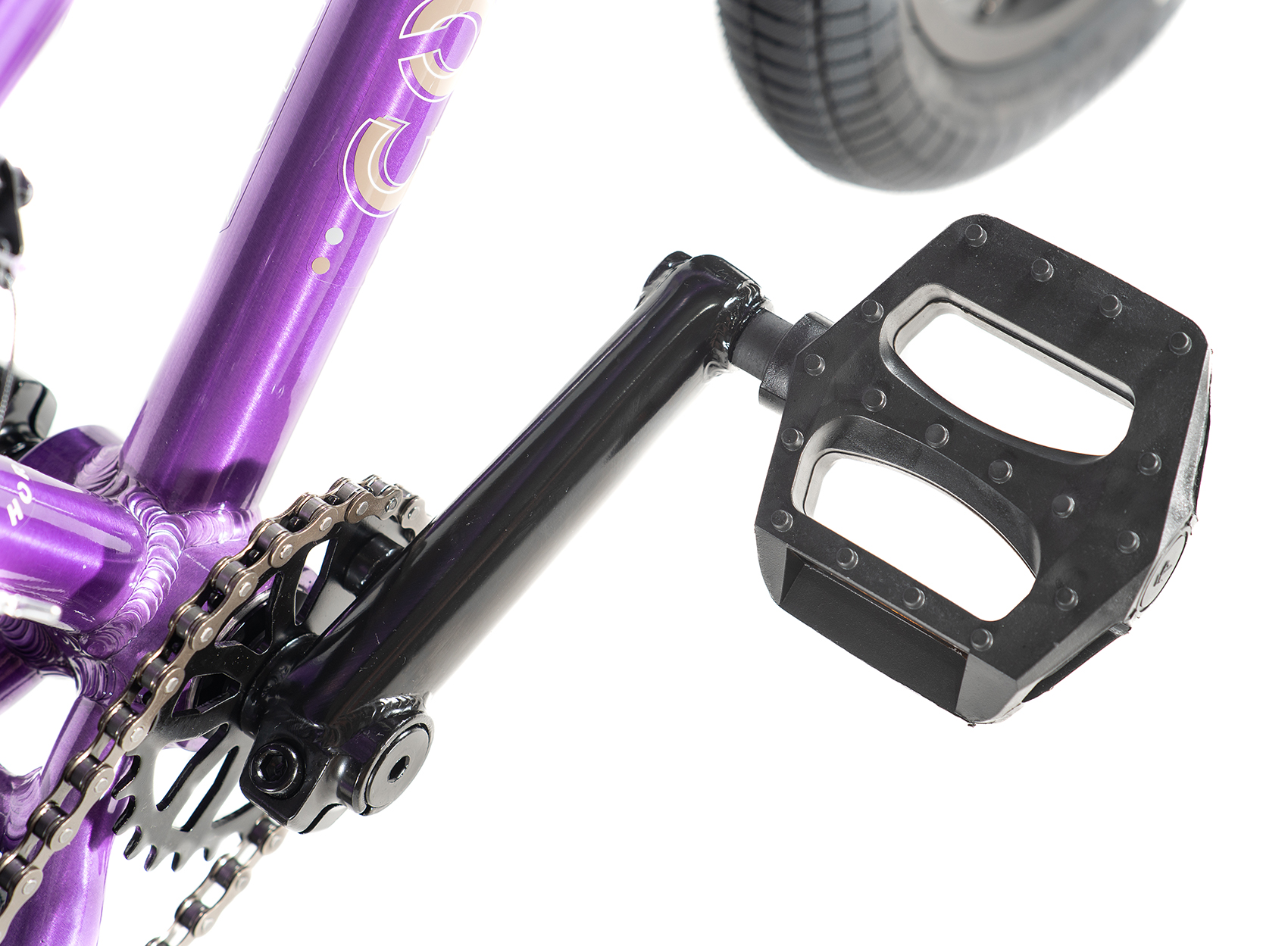 colony 16 inch horizon bmx bike clear purple