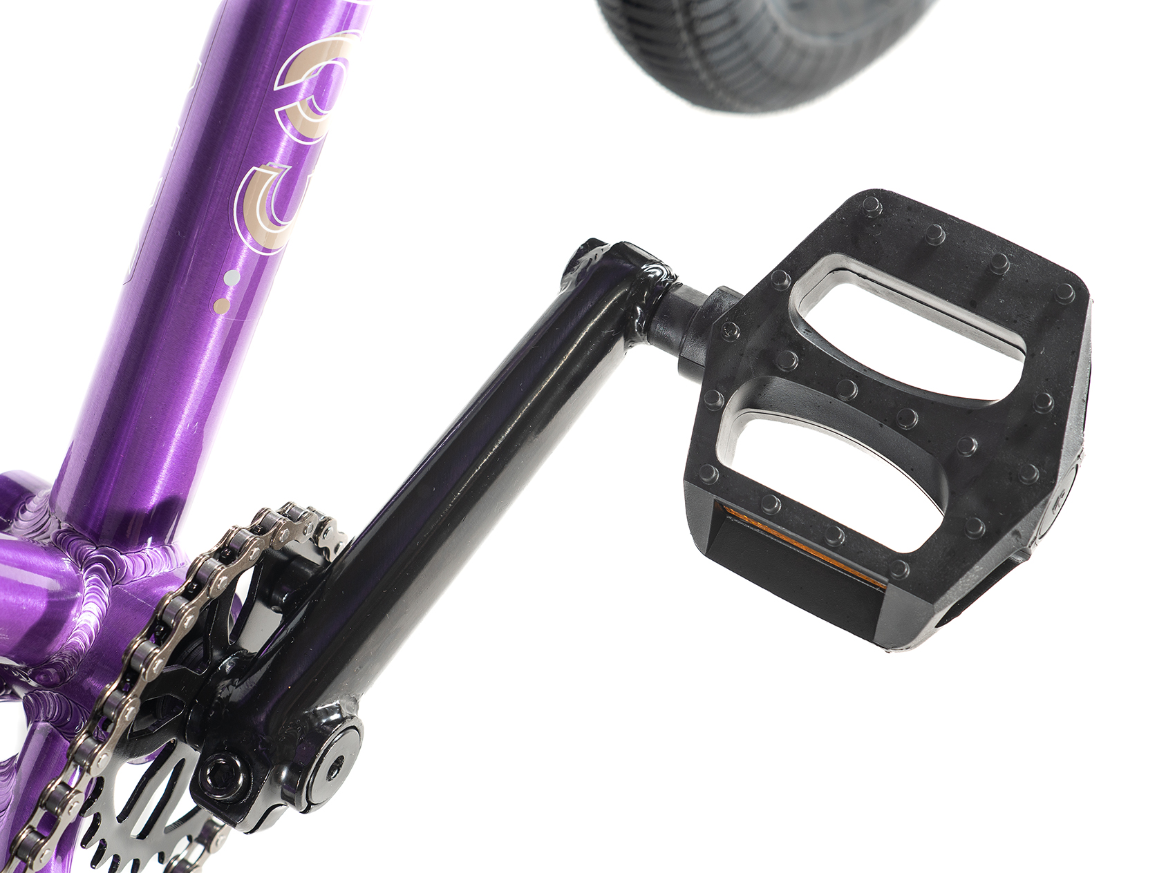 Colony Horizon 18 Inch BMX Bike Clear Purple