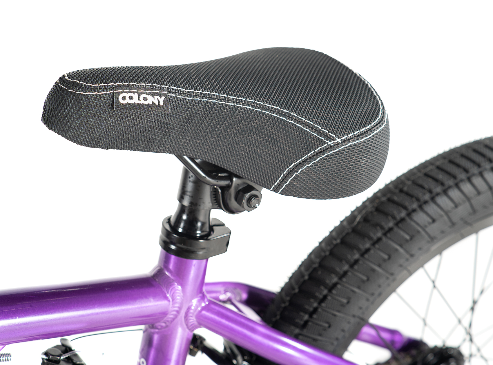 Colony Horizon 18 Inch BMX Bike Clear Purple