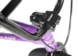 Colony Horizon 18 Inch BMX Bike Clear Purple