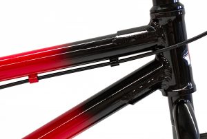 Colony Horizon 18" BMX bike Black Red Fade