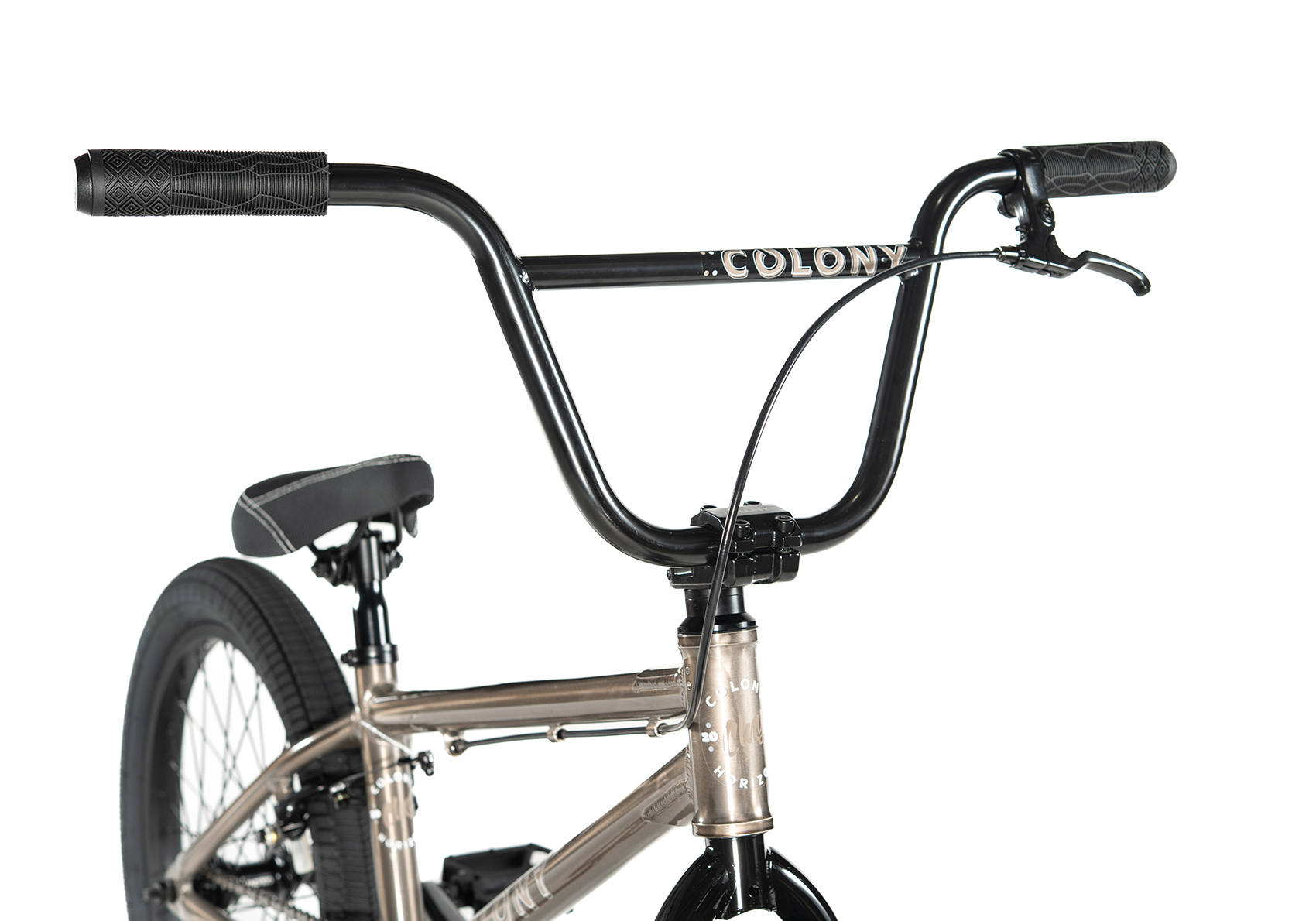 COLONY 20 INCH HORIZON BMX BIKE clear black