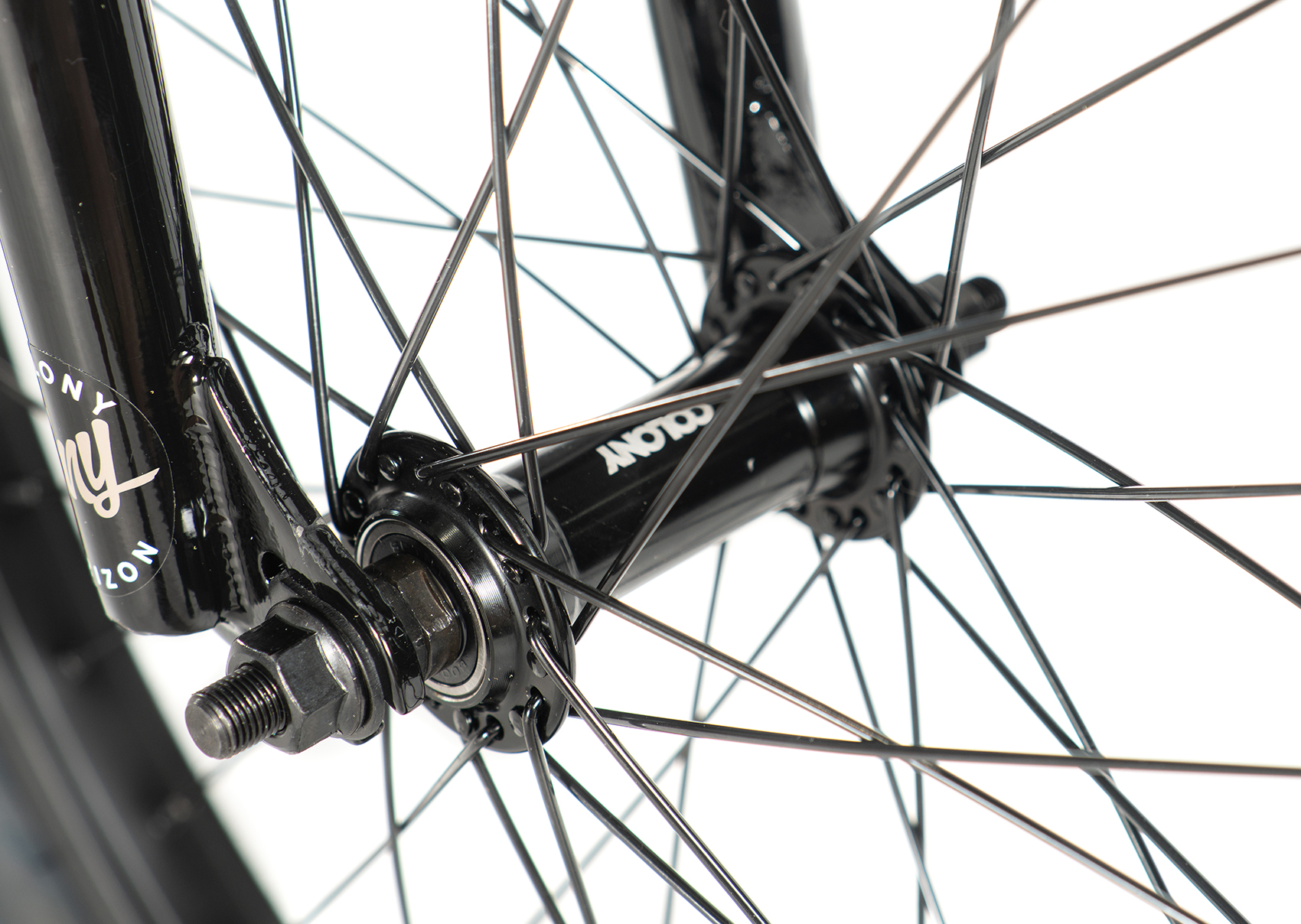 COLONY 20 INCH HORIZON BMX BIKE clear black