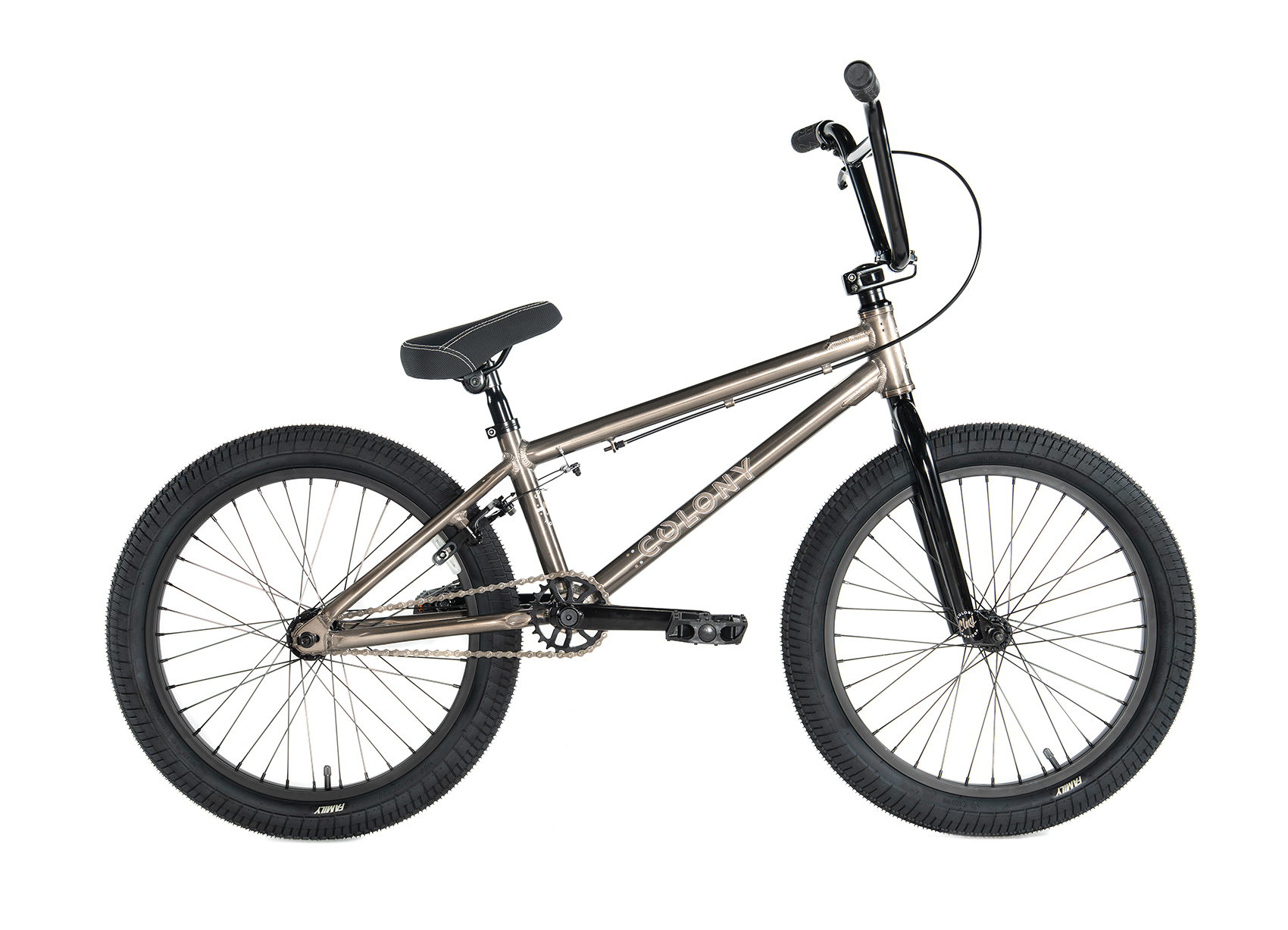 COLONY 20 INCH HORIZON BMX BIKE clear black
