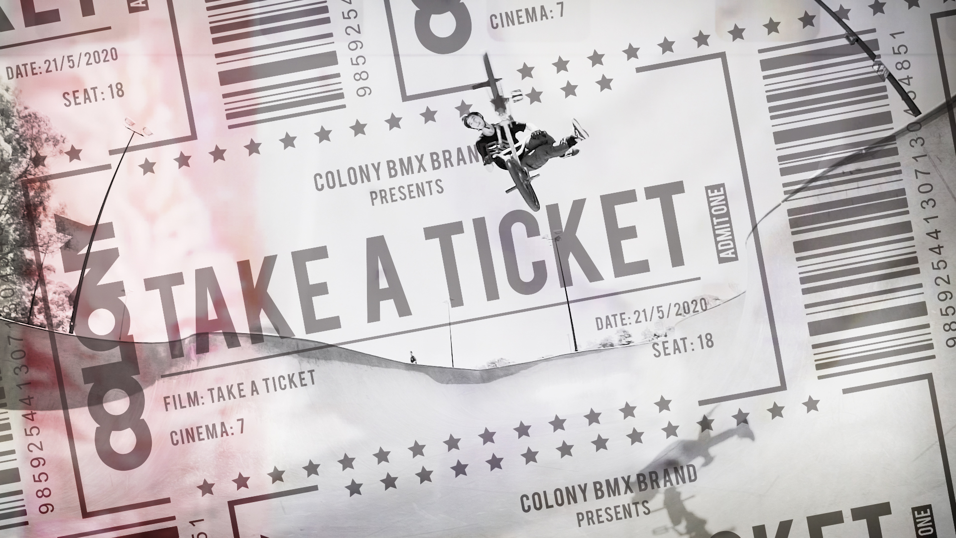 TAKE A TICKET VIDEO NOW ONLINE! Colony BMX