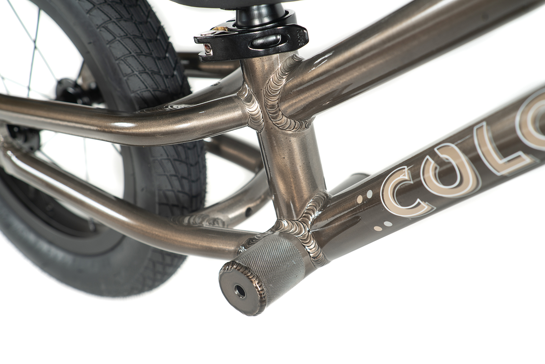 Colony Horizon 12 inch Balance Bike BMX Clear Black