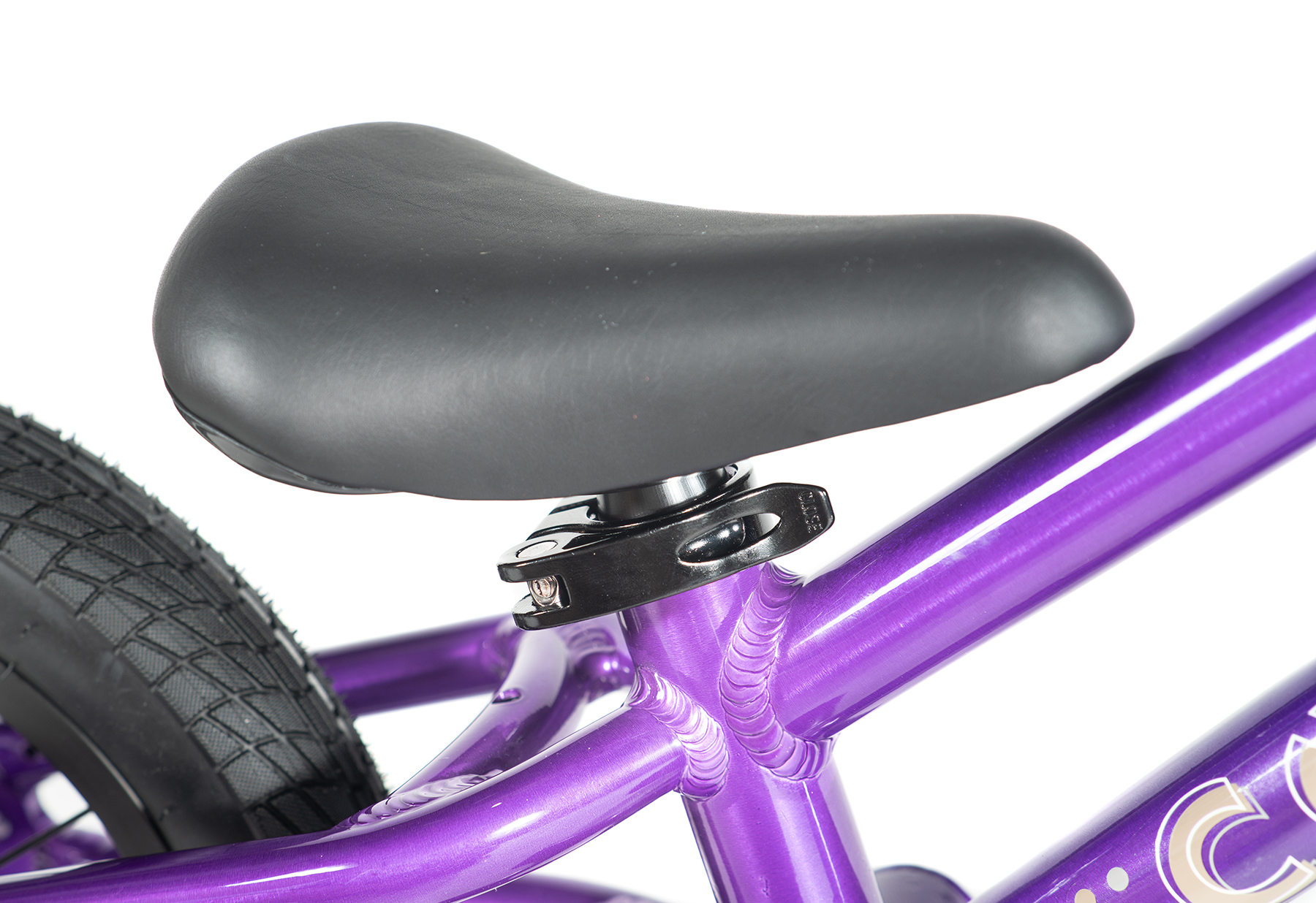 Colony Horizon 12 inch Balance Bike BMX Clear Purple
