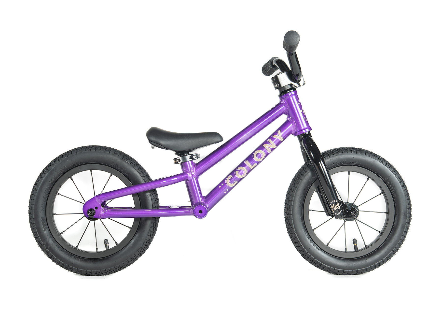 Colony Horizon 12 inch Balance Bike BMX Clear Purple
