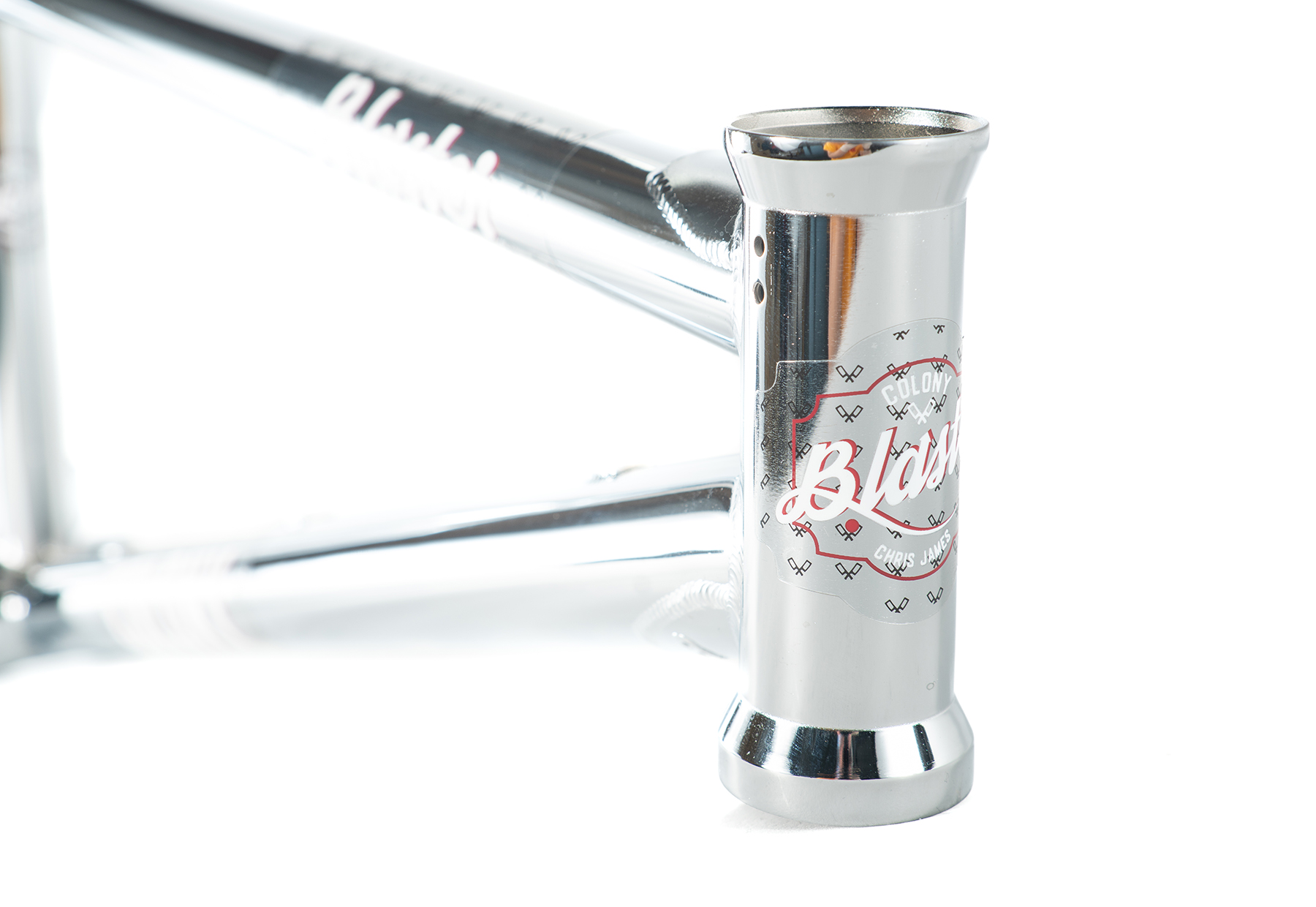 colony blaster bmx frame chrome