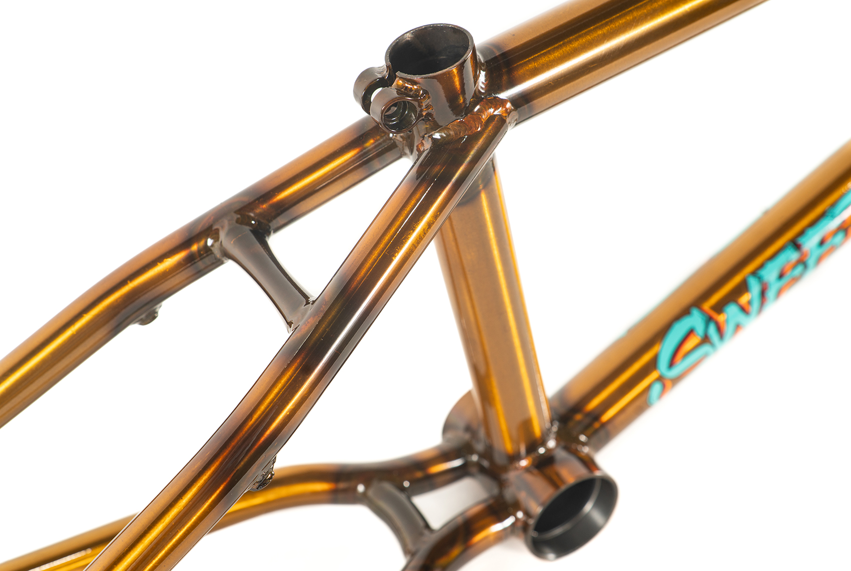 Colony 18 Inch Sweet Tooth BMX frame Trans Gold