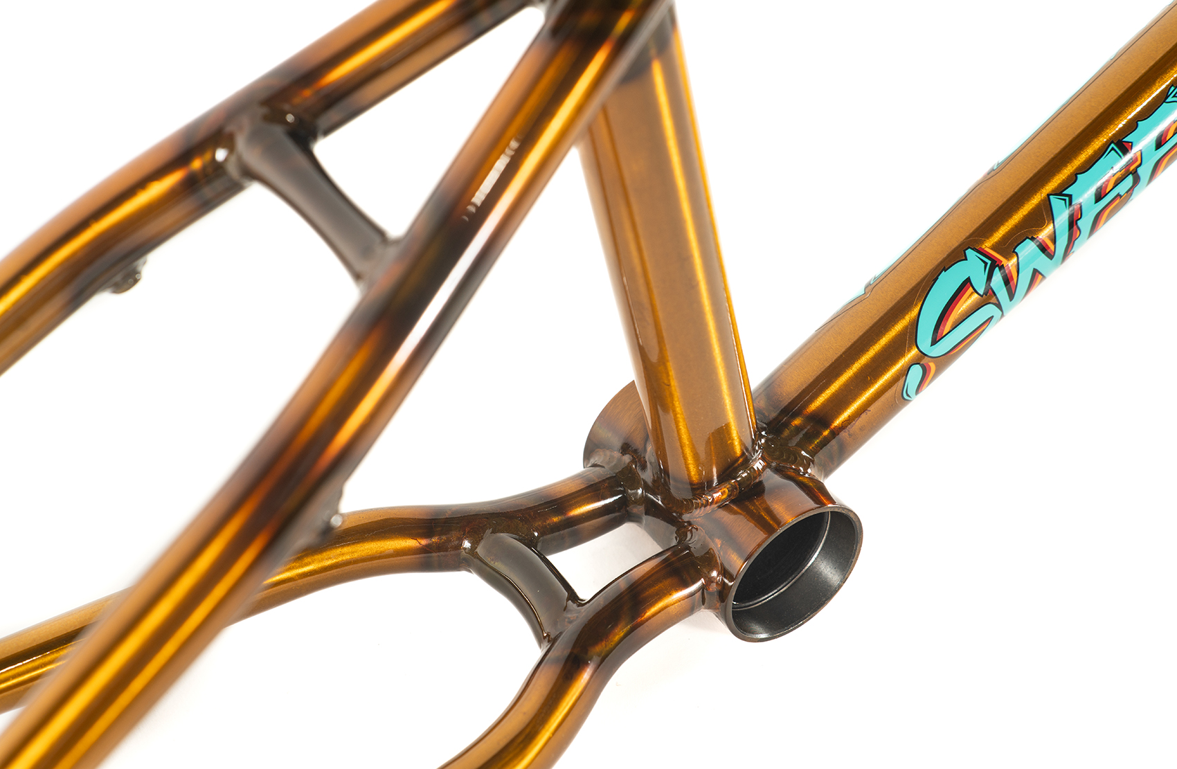 Colony 18 Inch Sweet Tooth BMX frame Trans Gold