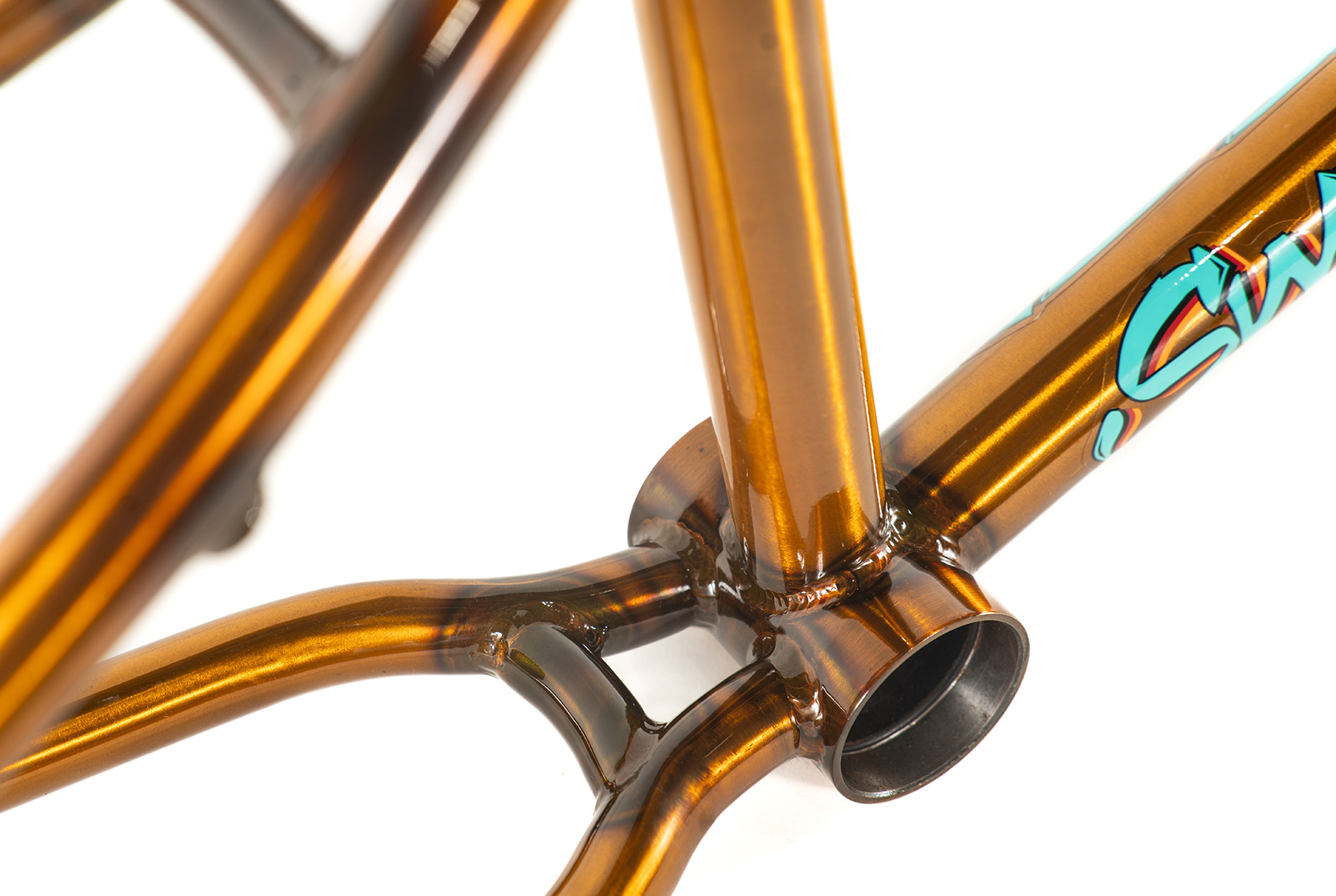 colony sweet tooth bmx frame trans gold