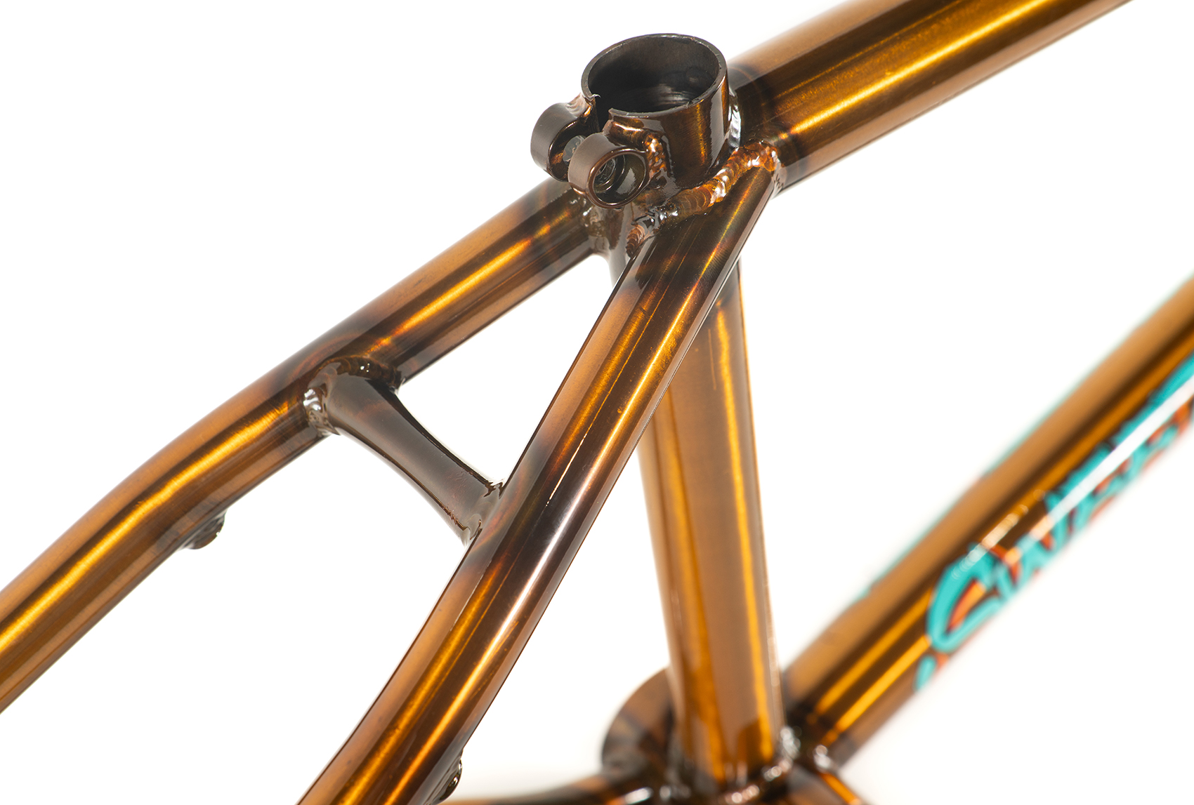 colony sweet tooth bmx frame trans gold