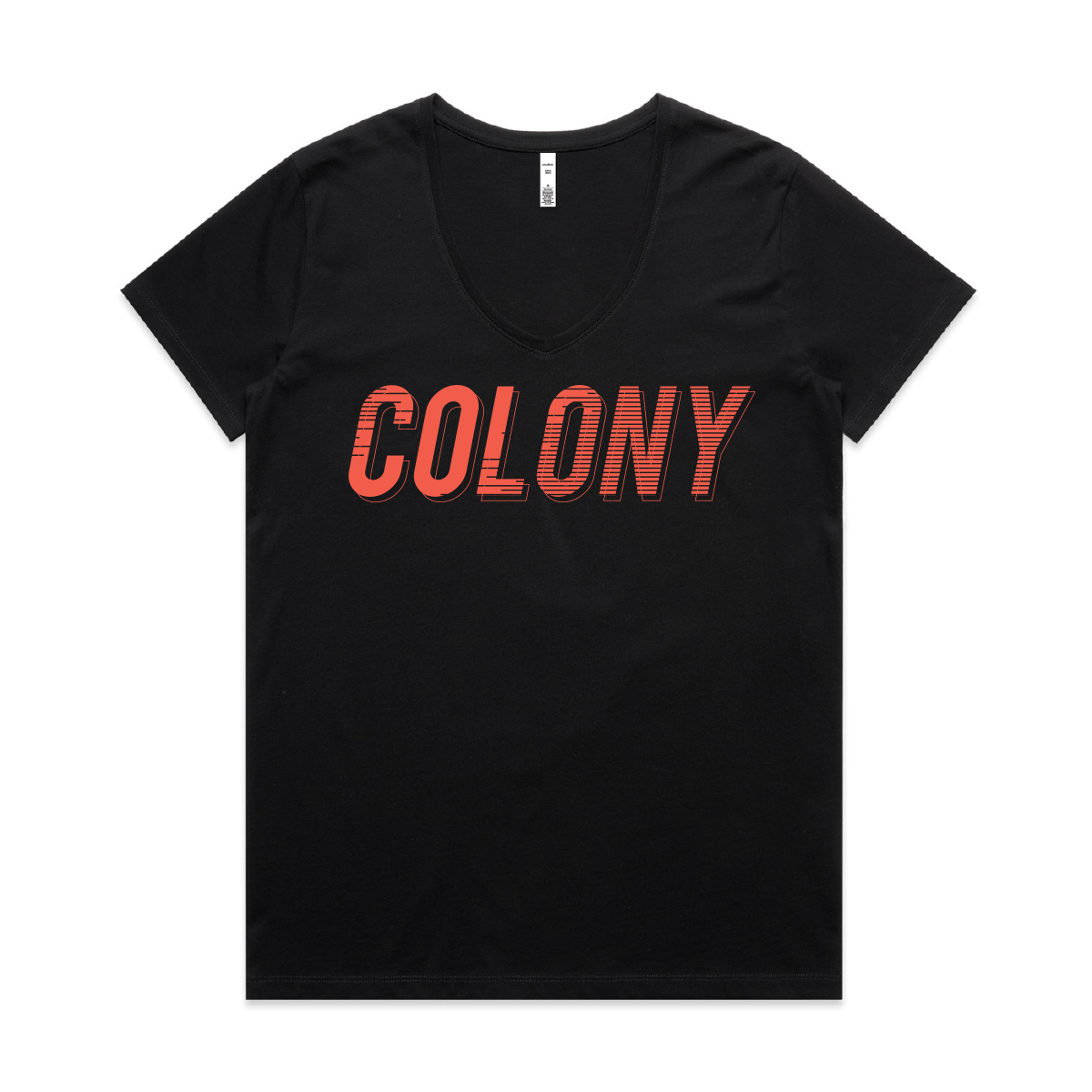 colony momentum women's t-shirt black