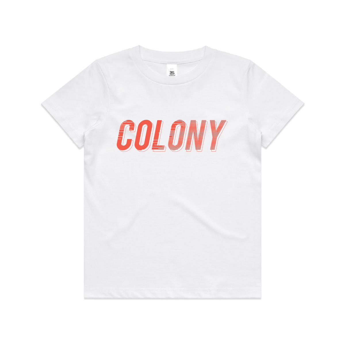 colony bmx momentum youth t-shirt white