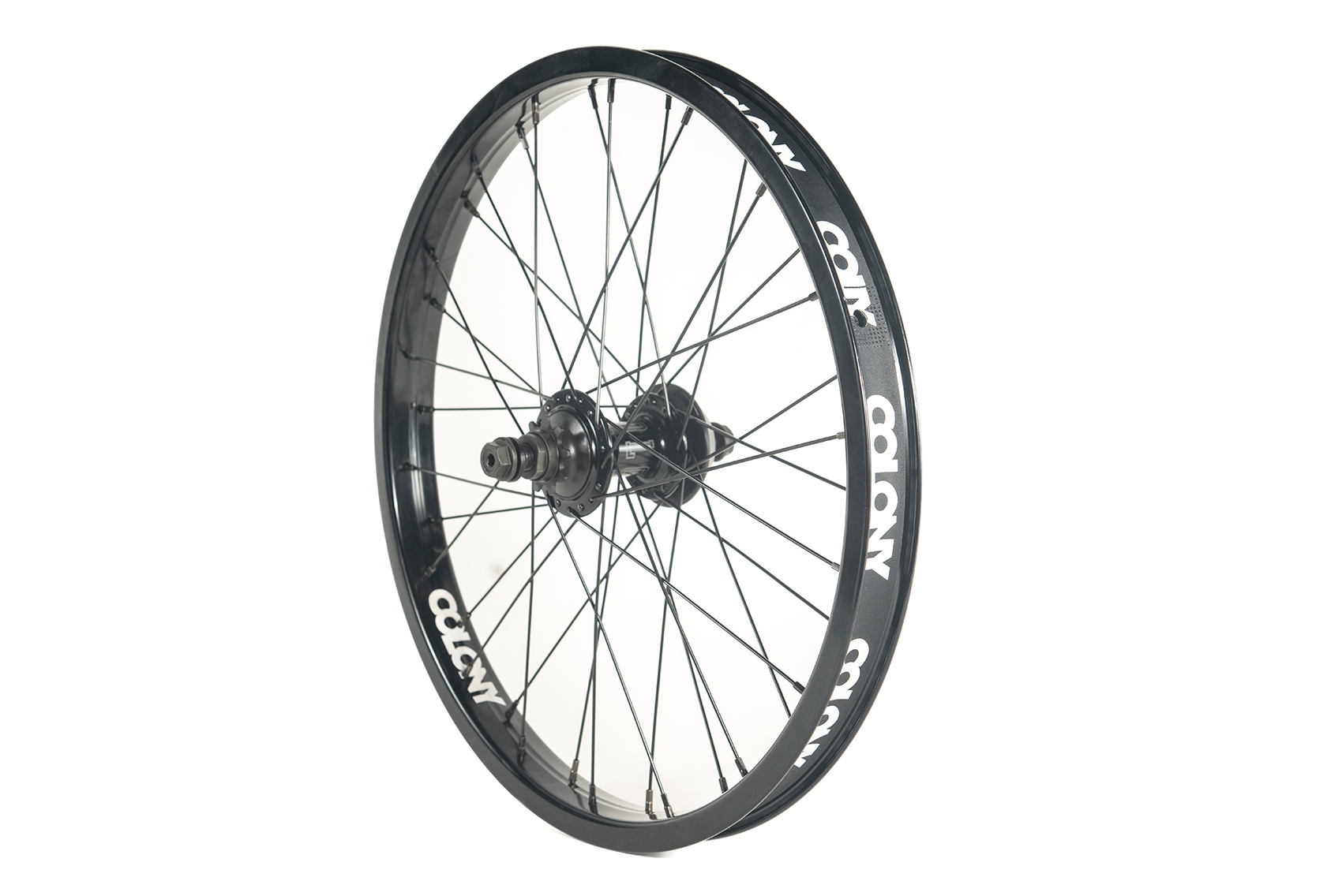 colony contour wasp rear bmx wheel black