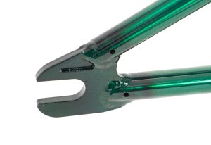 colony cadet bmx frame clear green