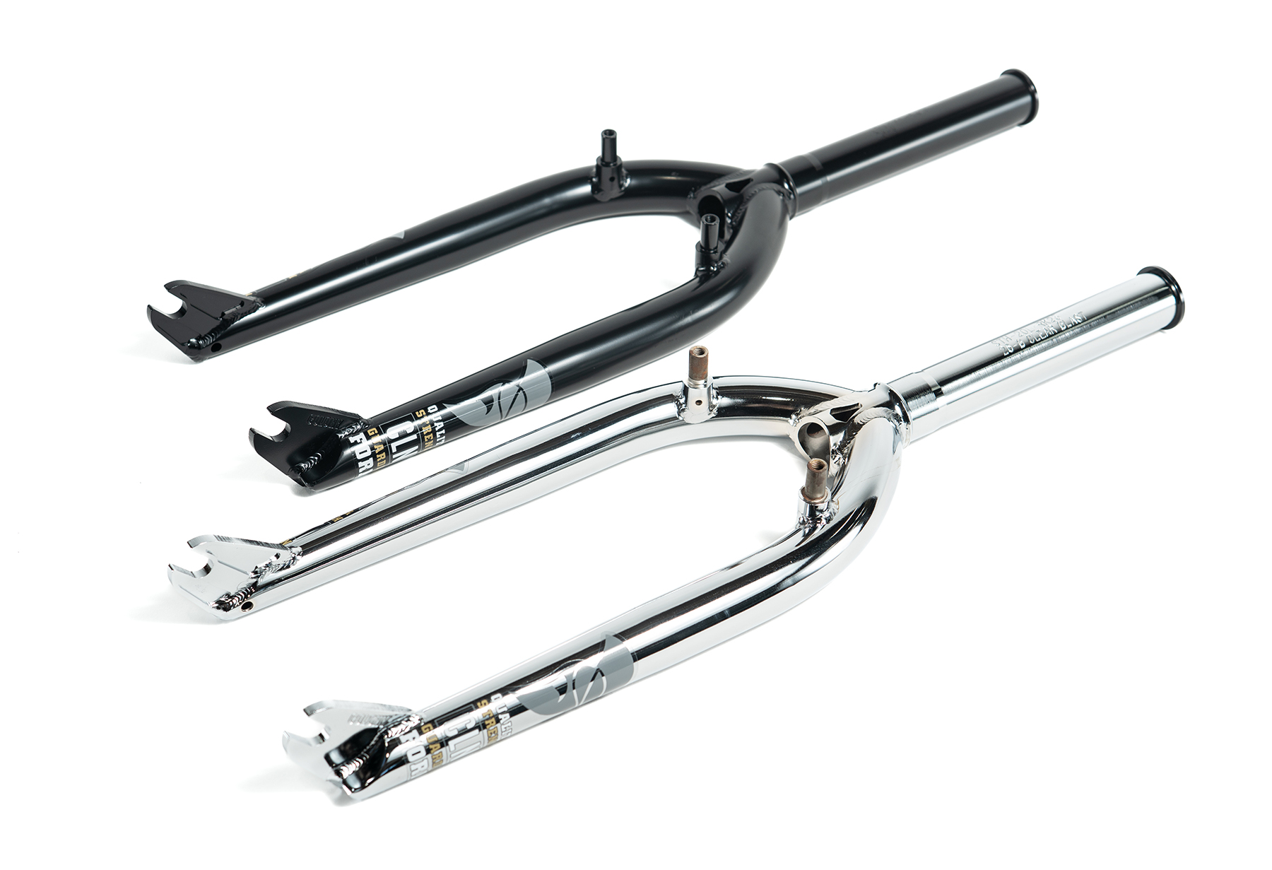 Fenix Chrome BMX Steel Forks - 1" Threaded For 20" BMX Bikes