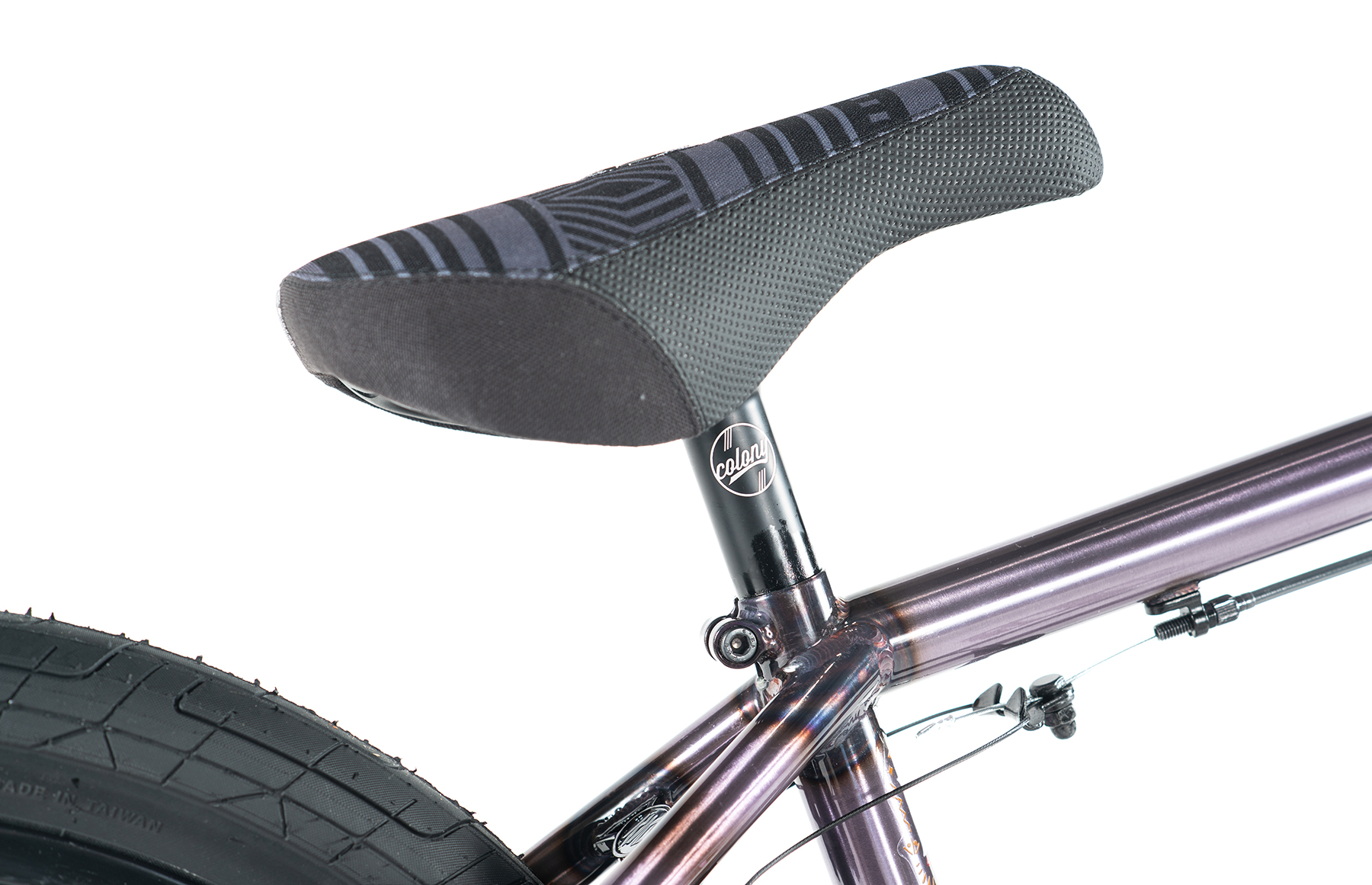 colony rico elite 20 inch bmx bike clear lavender