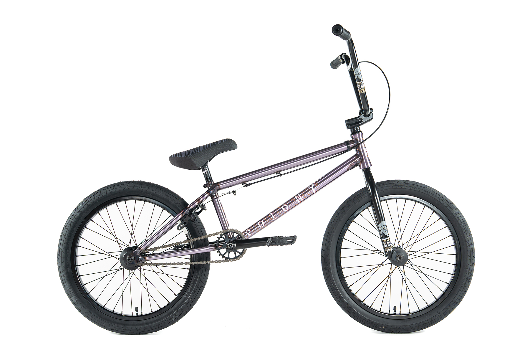 colony rico elite 20 inch bmx bike clear lavender