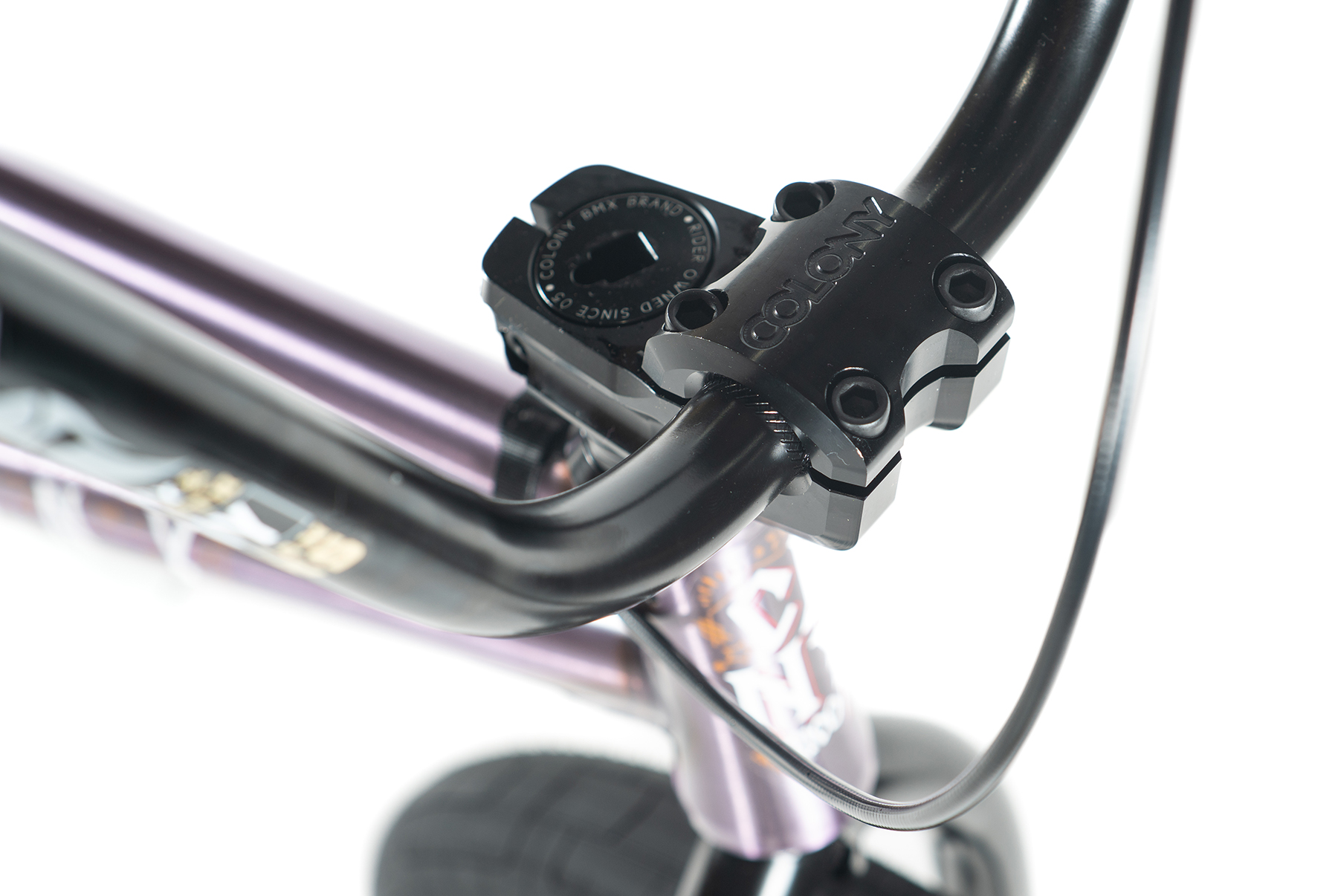 colony rico elite 20 inch bmx bike clear lavender