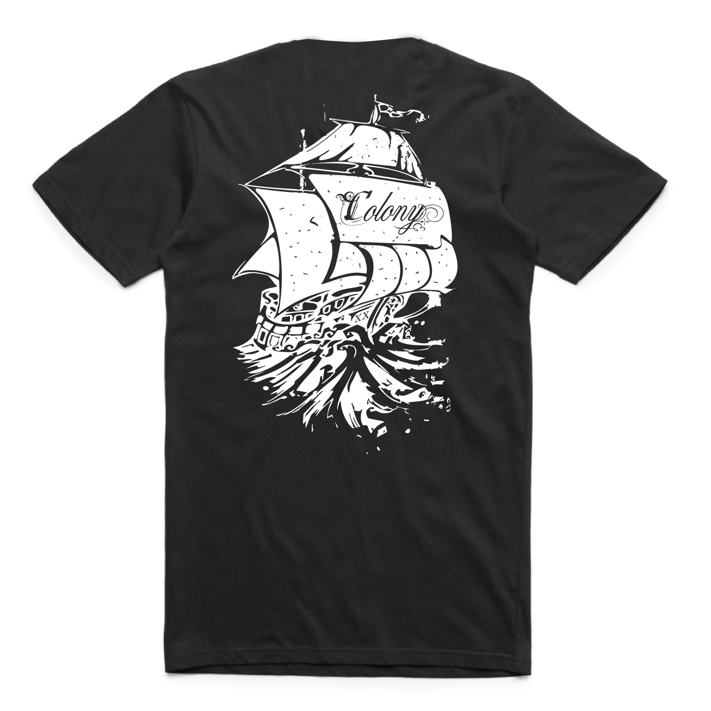 colony bmx t-shirt black