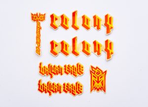 BALKAN EAGLE FRAME STICKERS