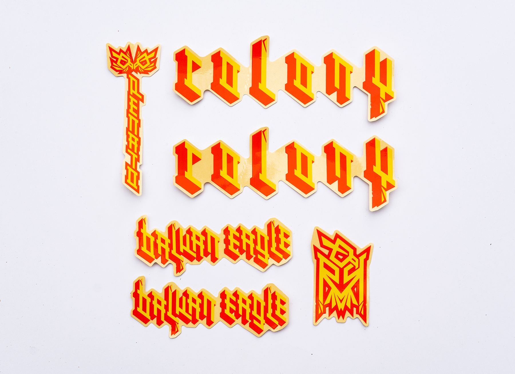 Balkan Eagle Frame Stickers